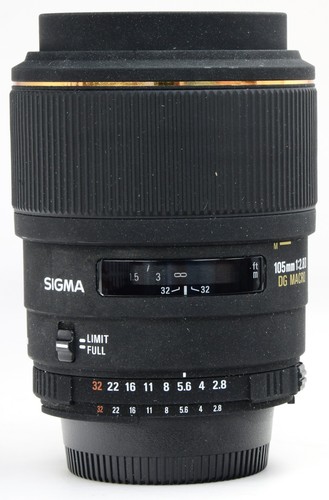 Nikon sigma 105 - sigma, 2.8